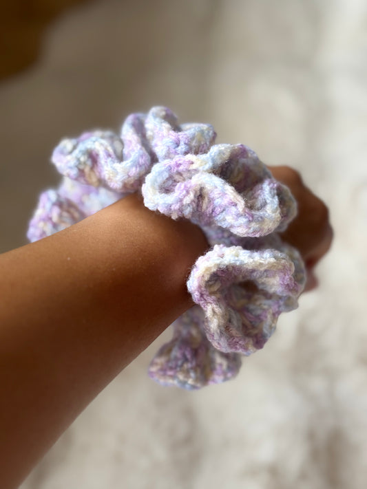 Violet scrunchie
