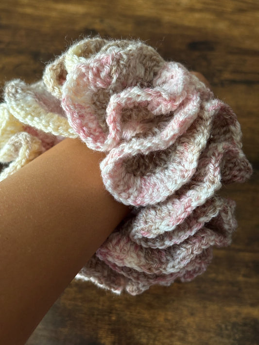 Strawberry cream scrunchie